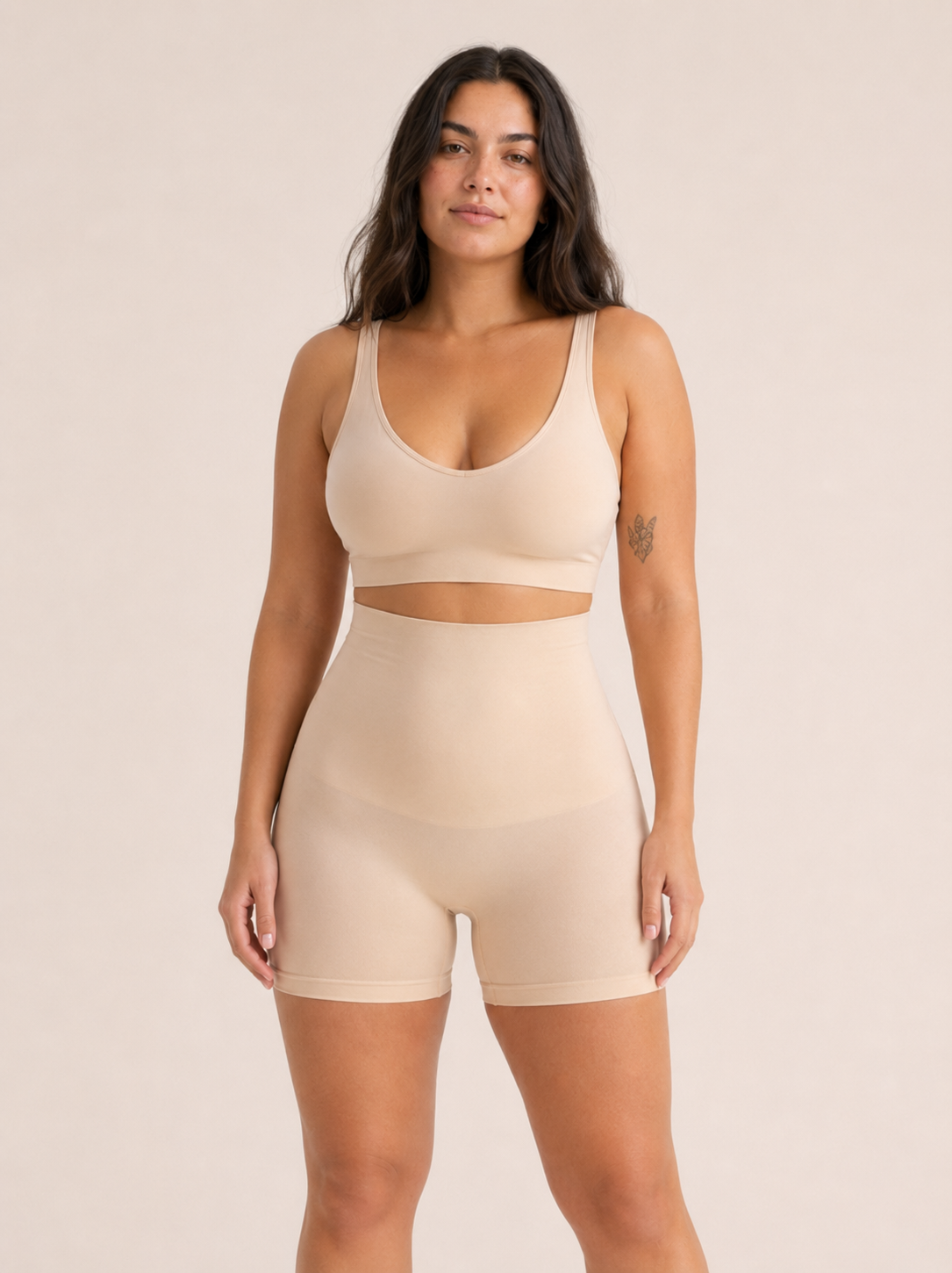 High-Waist Corrigerende Boyshort met Siliconen Grip – productafbeelding 3