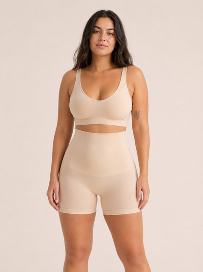 High-Waist Corrigerende Boyshort met Siliconen Grip – productafbeelding 3