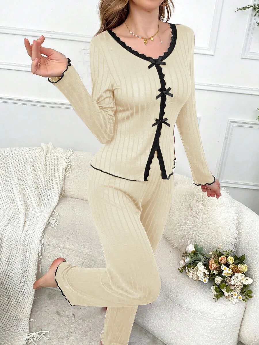 Luxury Pajama Set for Women – Chic Sleepwear & Lounge Set