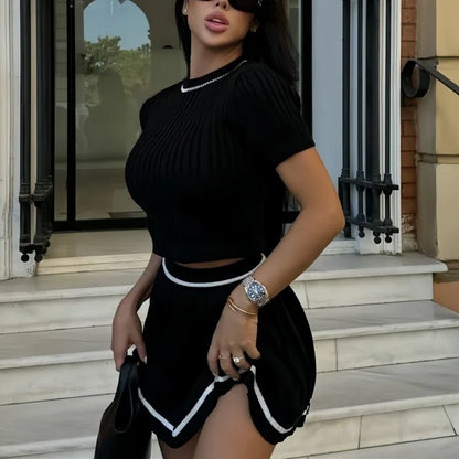 Turn Heads This Summer with a Trendy Y2K 2-Piece Set That Effortlessly Elevates Your Look