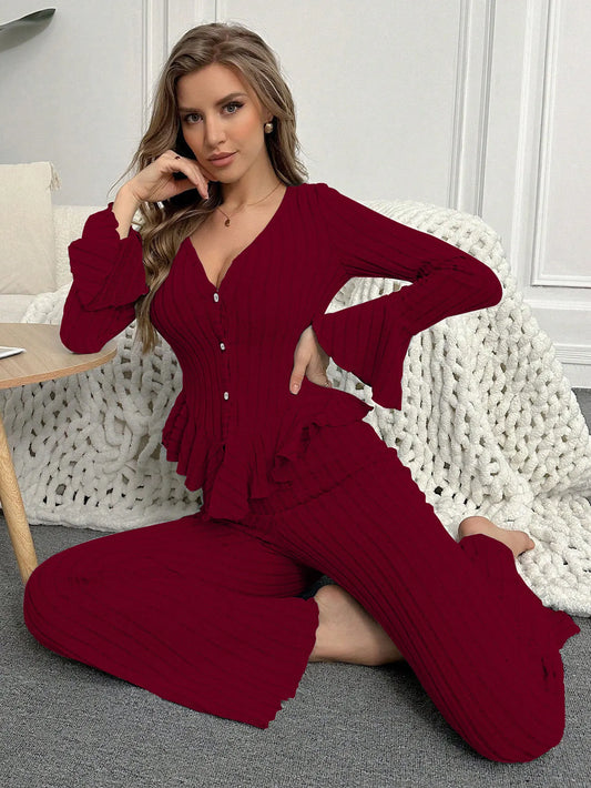 Luxury Pajama Set for Women – Chic Sleepwear & Lounge Set