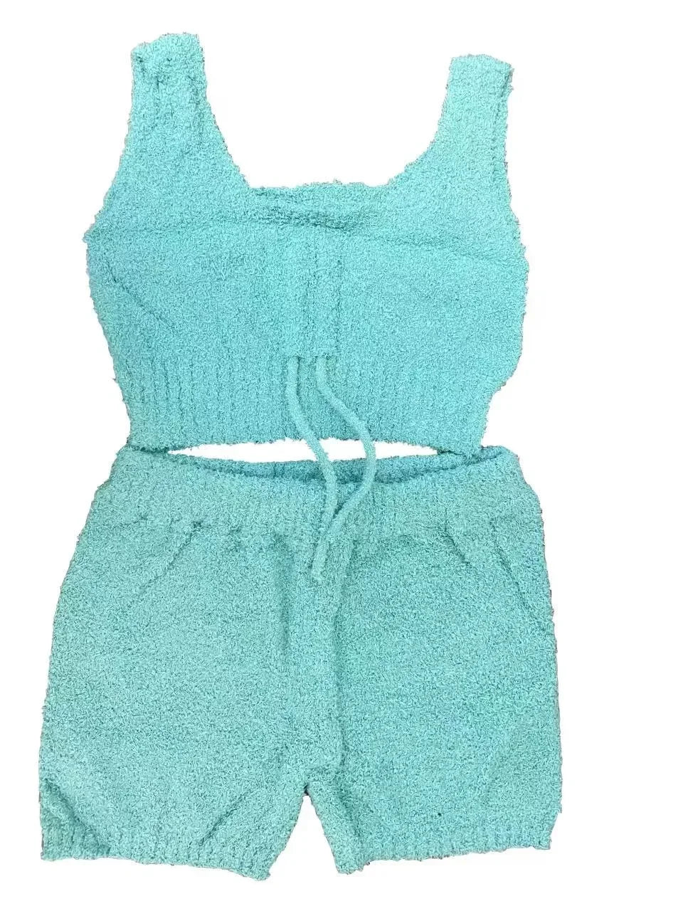 Luxury Plush Pajama Set for Women – Warm Three-Piece Winter Loungewear