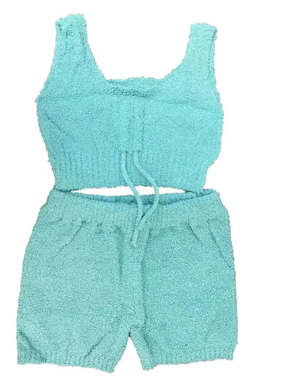 Luxury Plush Pajama Set for Women – Warm Three-Piece Winter Loungewear