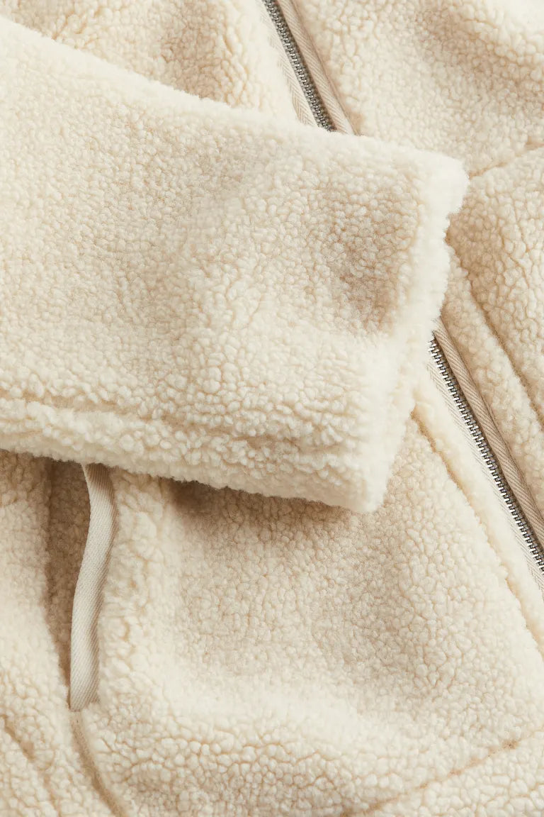 Teddy Jacket for Women – Cozy Teddy Coat with Zip Closure