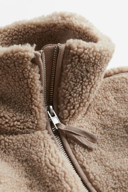 Teddy Jacket for Women – Cozy Teddy Coat with Zip Closure