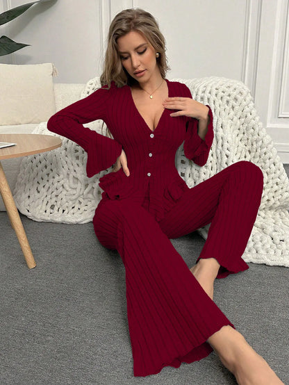Luxury Pajama Set for Women – Chic Sleepwear & Lounge Set