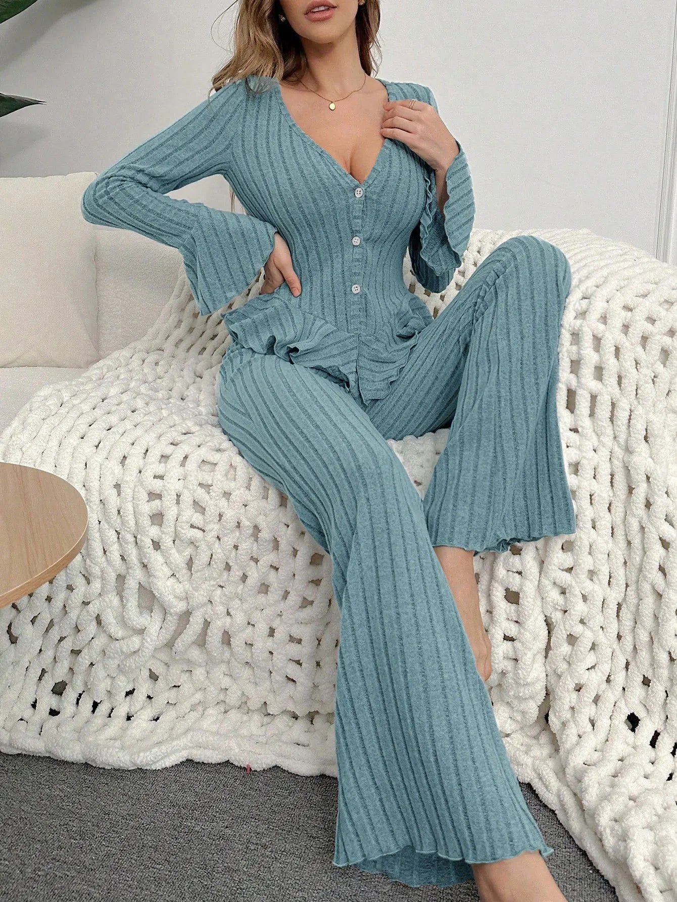 Luxury Pajama Set for Women – Chic Sleepwear & Lounge Set